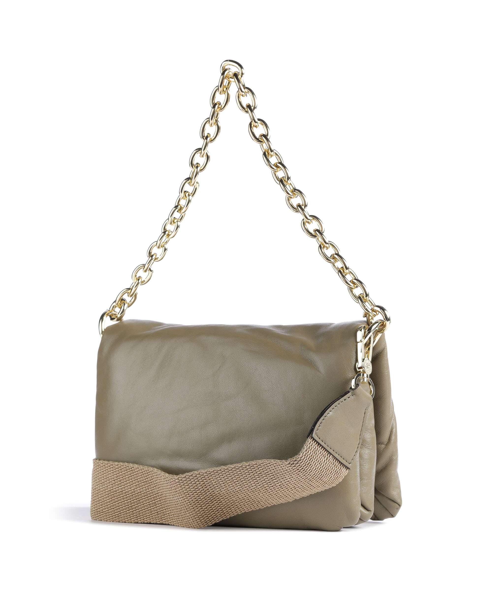 Abro Piuma Lucido Puffer Shoulder bag siena