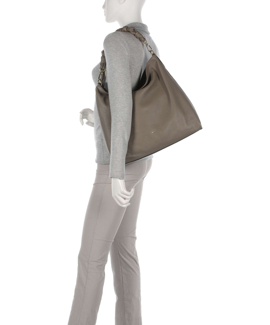 Abro Dalia Soley Hobo bag taupe