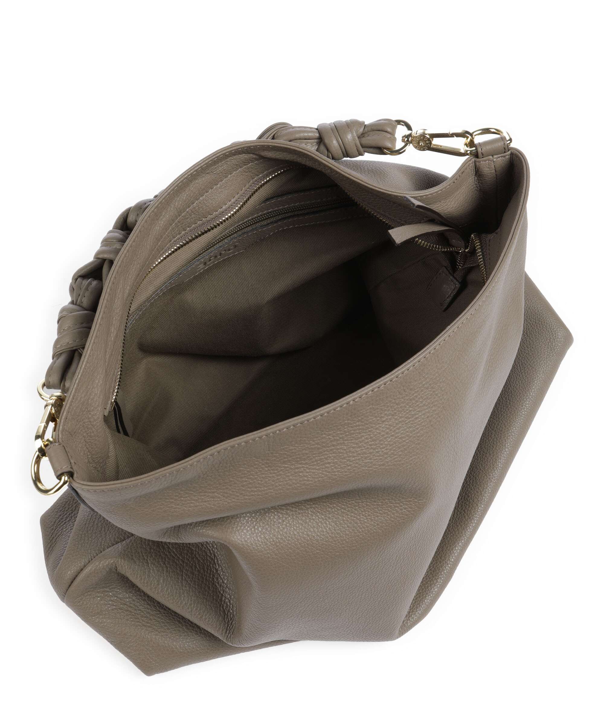 Abro Dalia Soley Hobo bag taupe