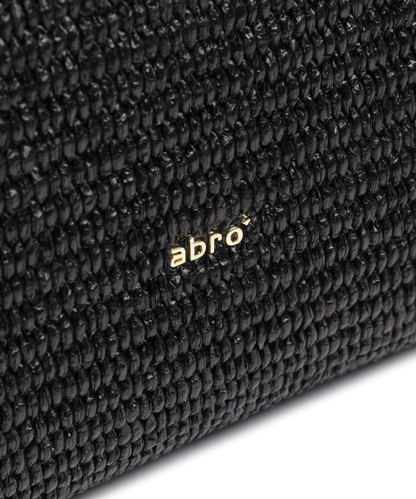 Abro Raffia Primula Tote bag black