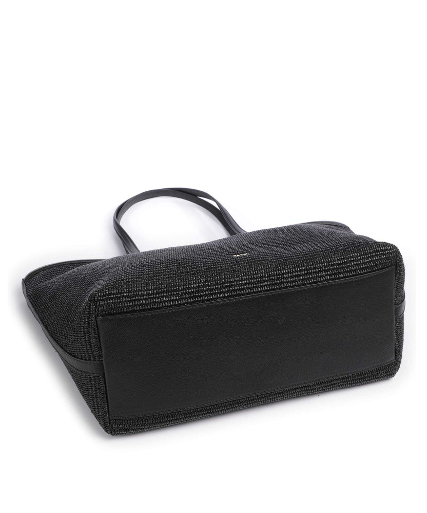 Abro Raffia Primula Tote bag black