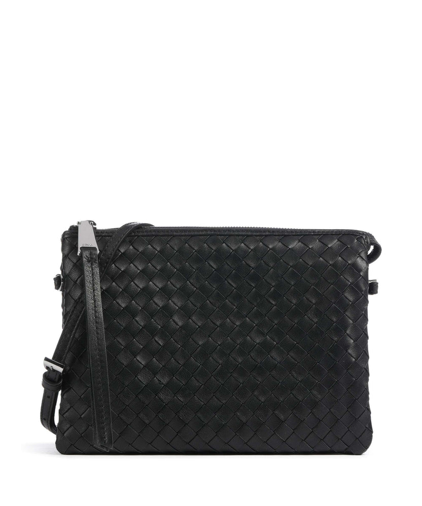 Abro Piuma Crossbody bag black/nickel