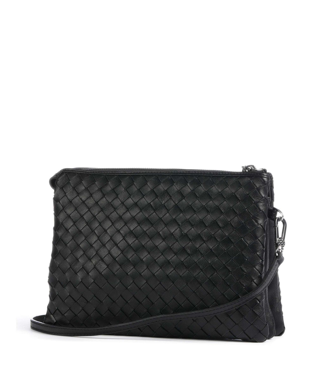 Abro Piuma Crossbody bag black/nickel
