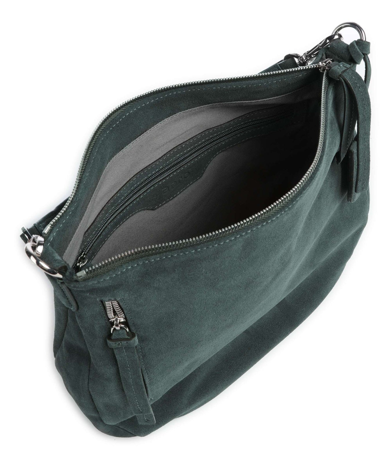 Abro Suede Juna Hobo bag sage