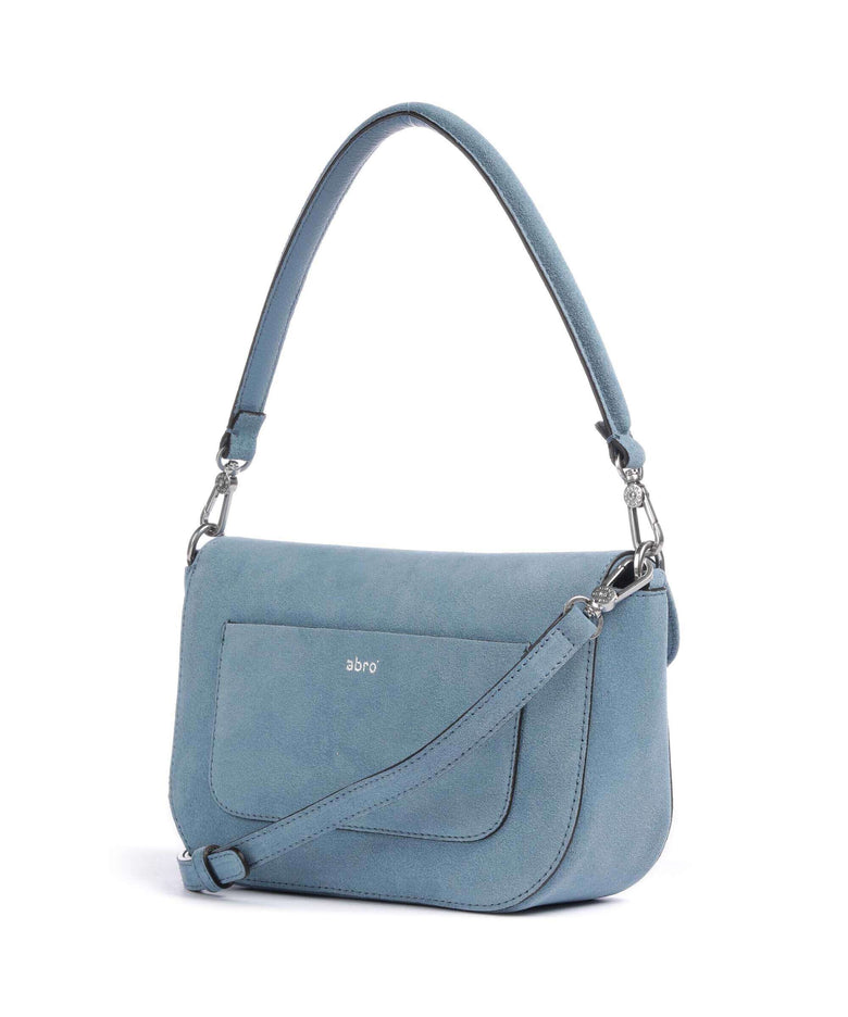 Abro Suede Camilla Shoulder bag blue
