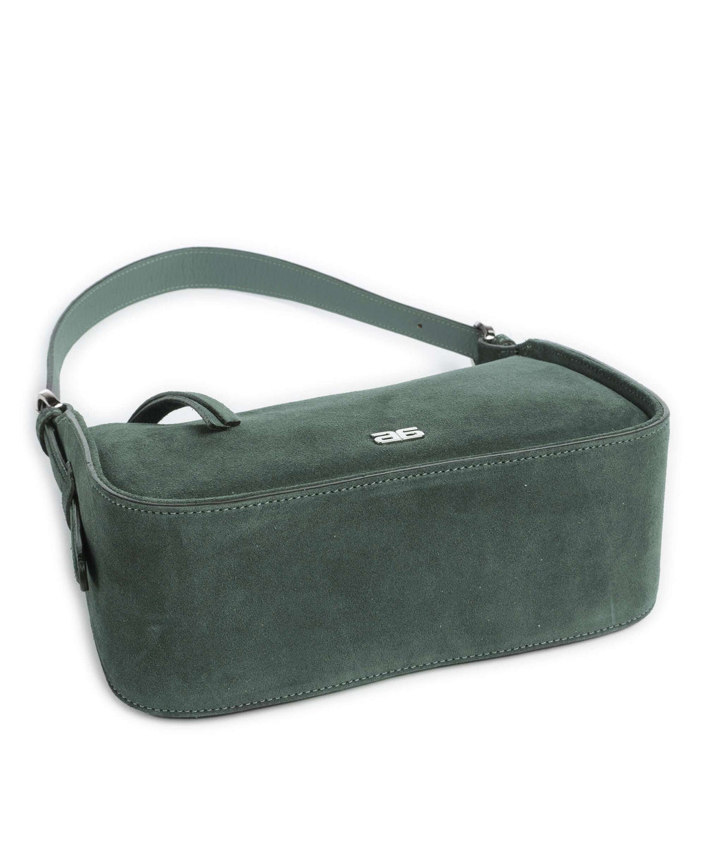 Abro Suede Best Friend Shoulder bag sage