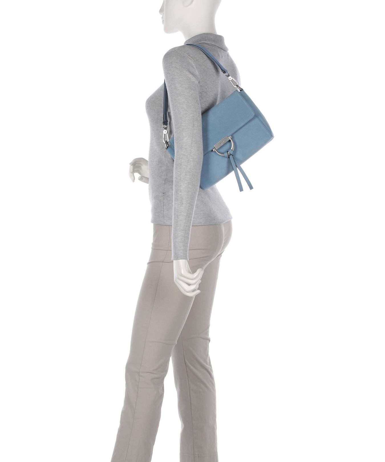 Abro Suede Temi Shoulder bag blue