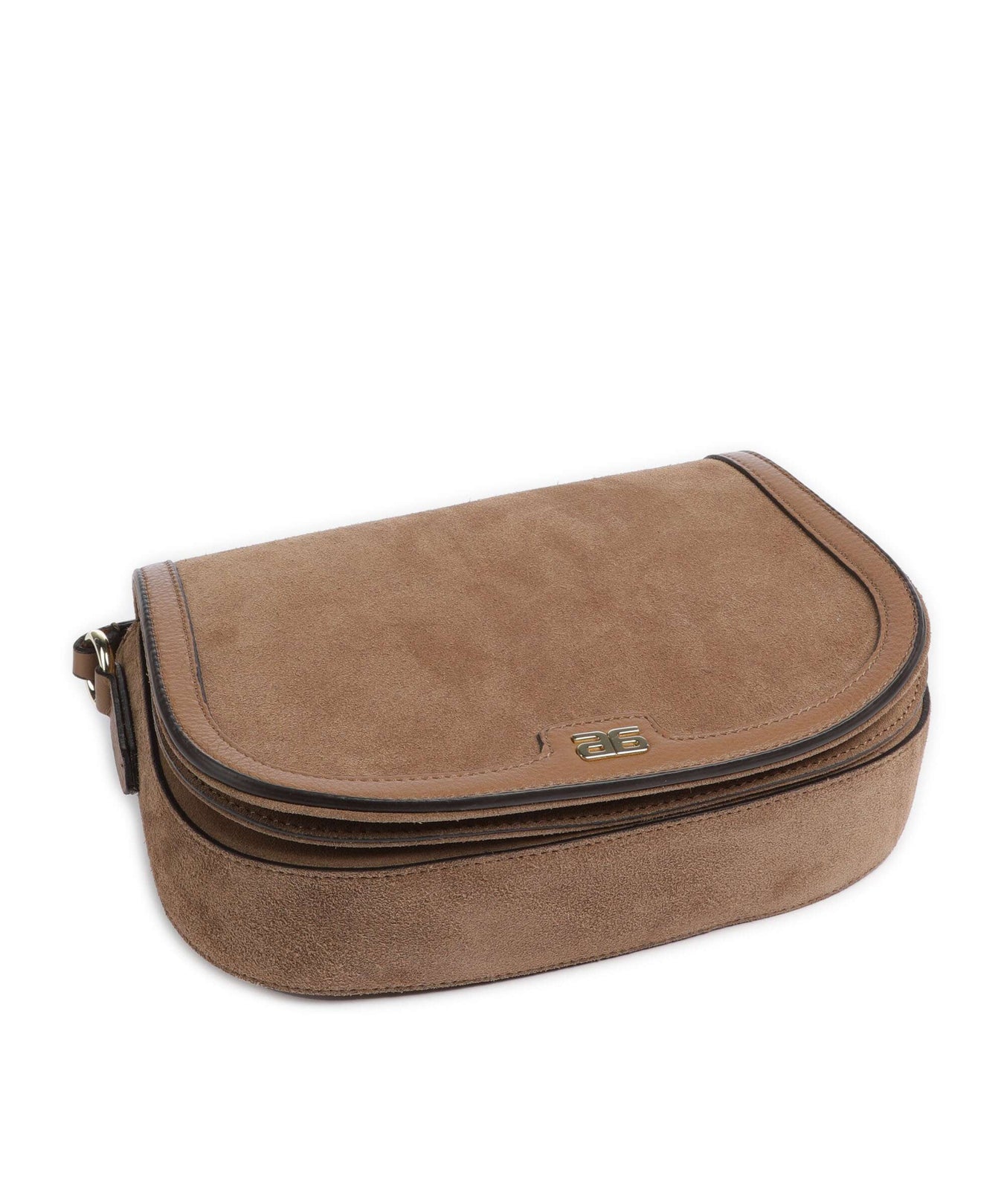 Abro Suede Rosalia Crossbody bag camel
