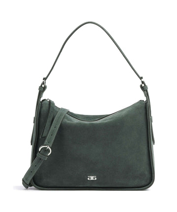 Abro Suede Best Friend Hobo tas sage