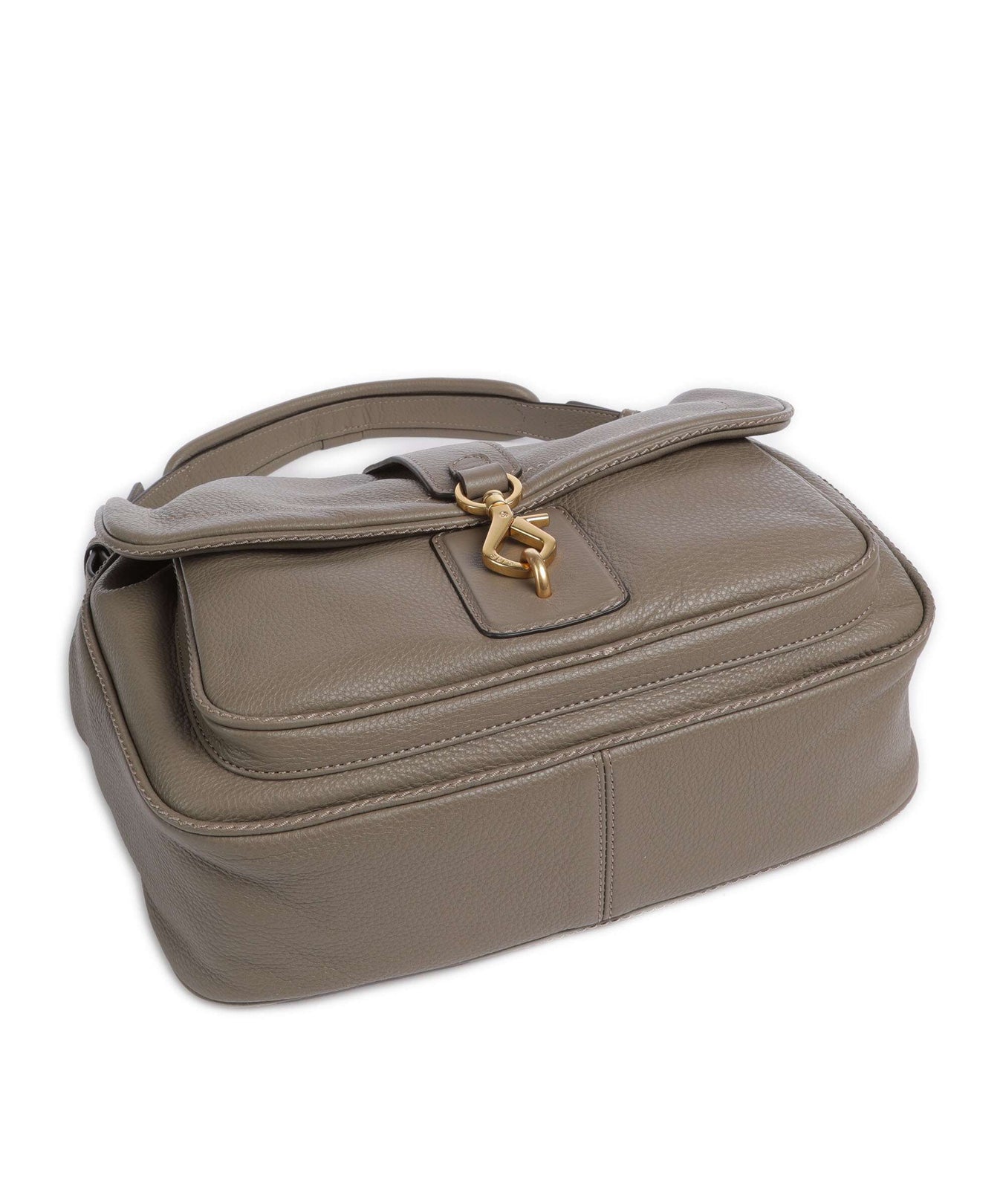 Abro Dalia Star Saddle Hobo bag taupe