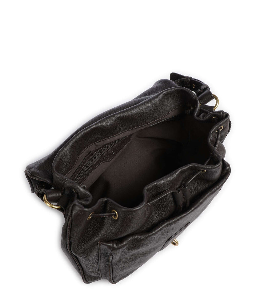 Abro Dalia Star Saddle Hobo bag brown