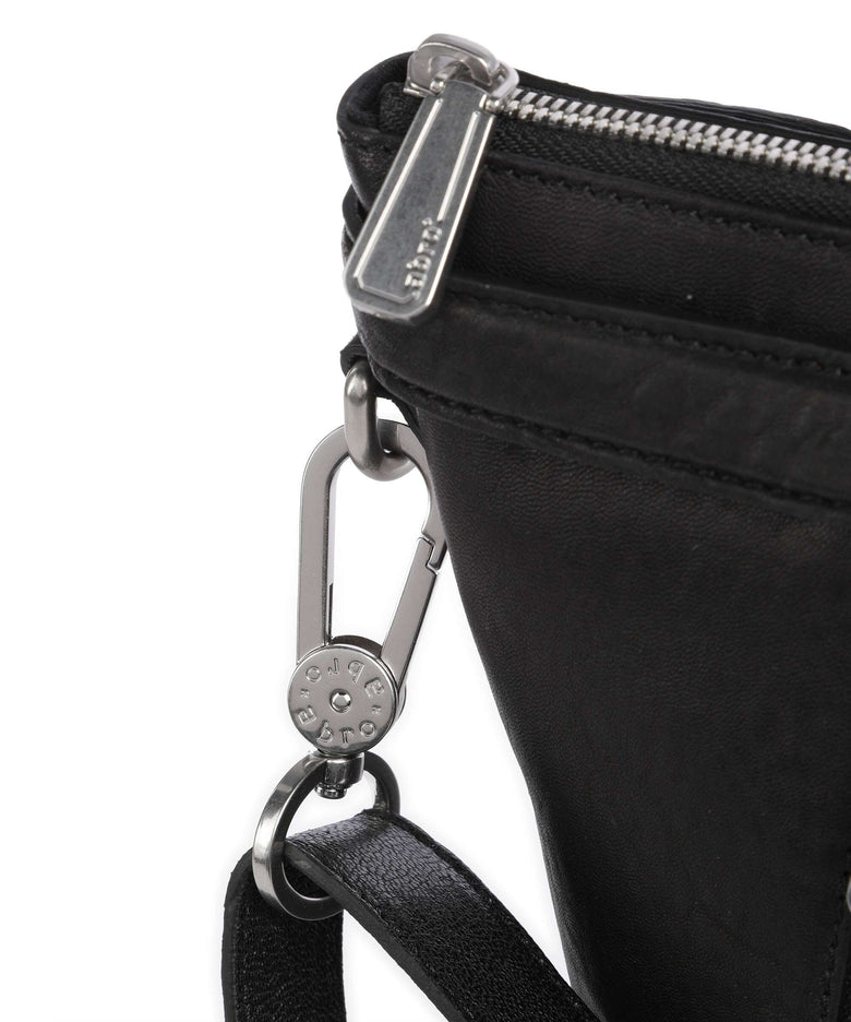 Abro Bubble Biker Handbag black/nickel