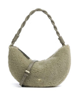 Abro Shearling Moon Schoudertas siena