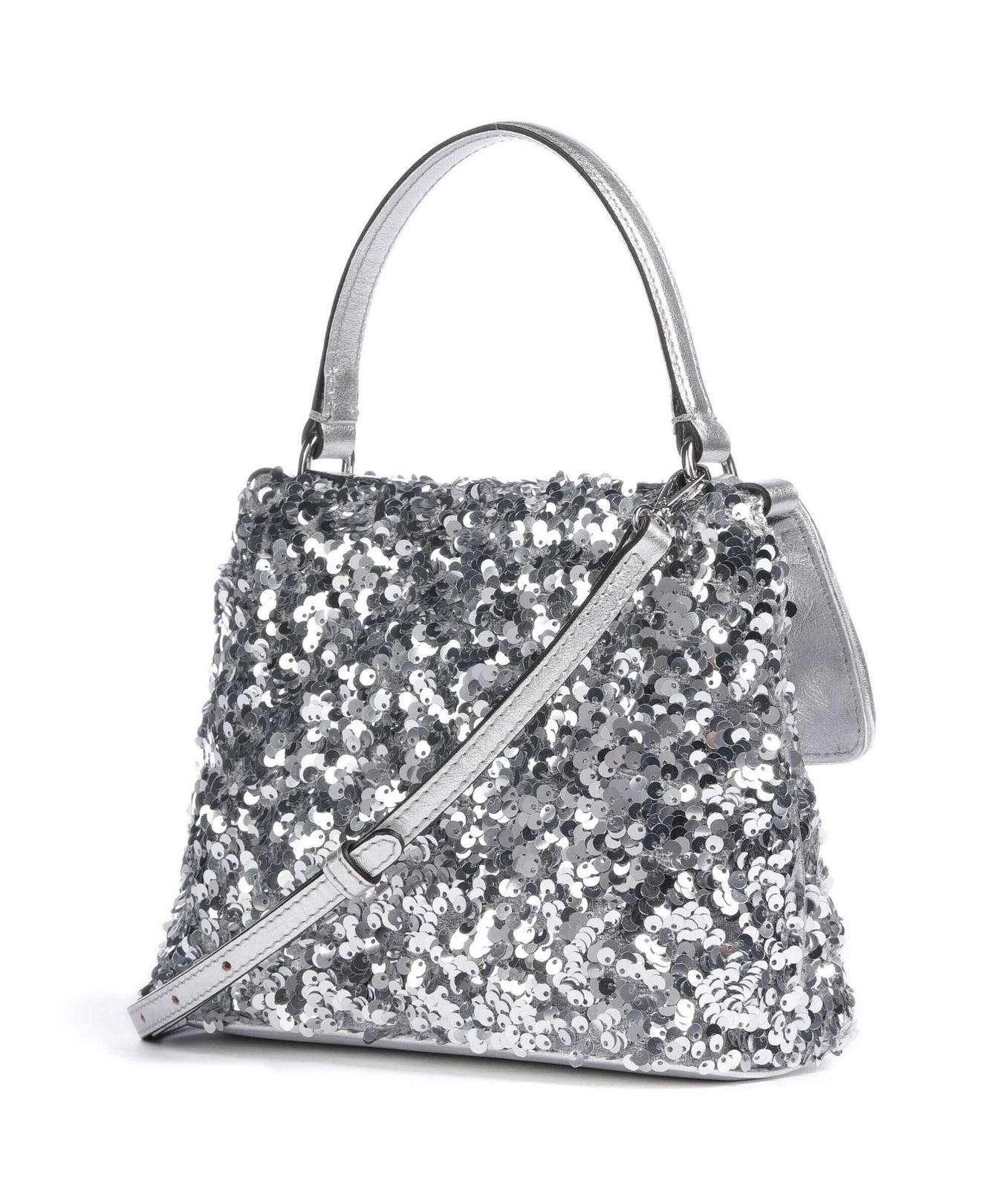 Abro Sequins Temi Handbag silver