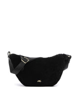 Abro Shearling By My Side Crossbody tas black/gold