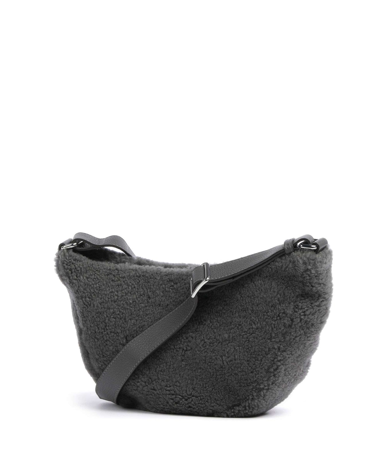Abro Shearling By My Side Crossbody bag grey