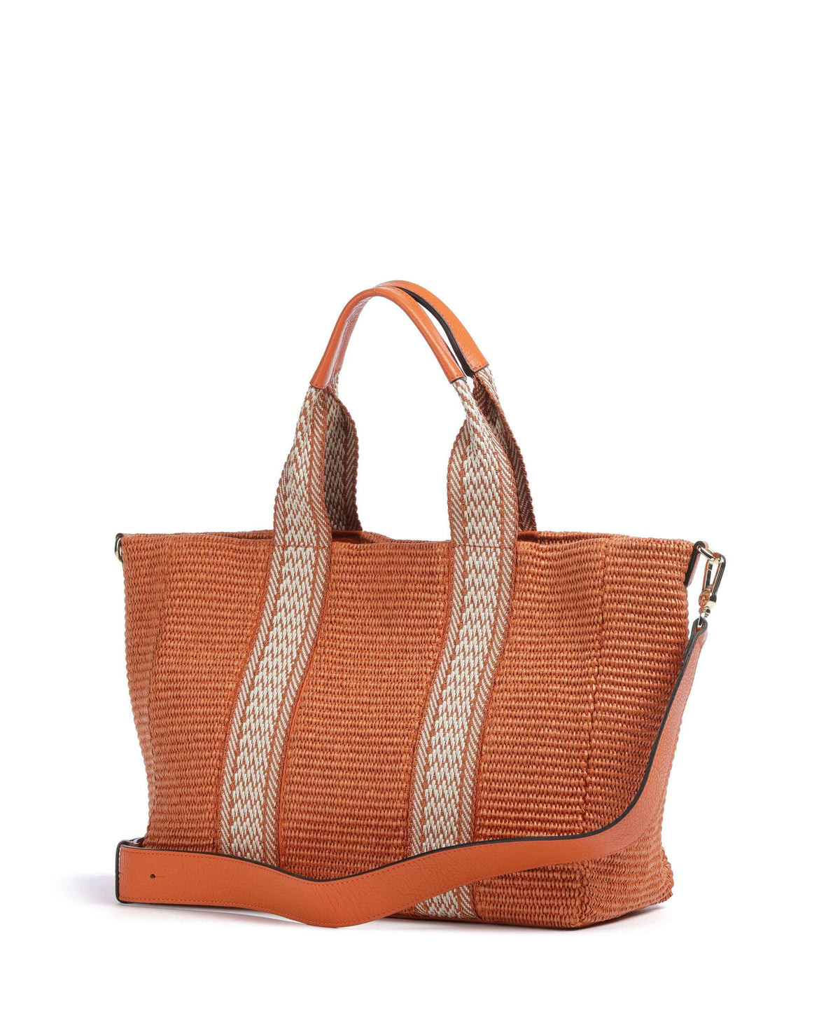 Abro Raffia Kaia Tote bag orange