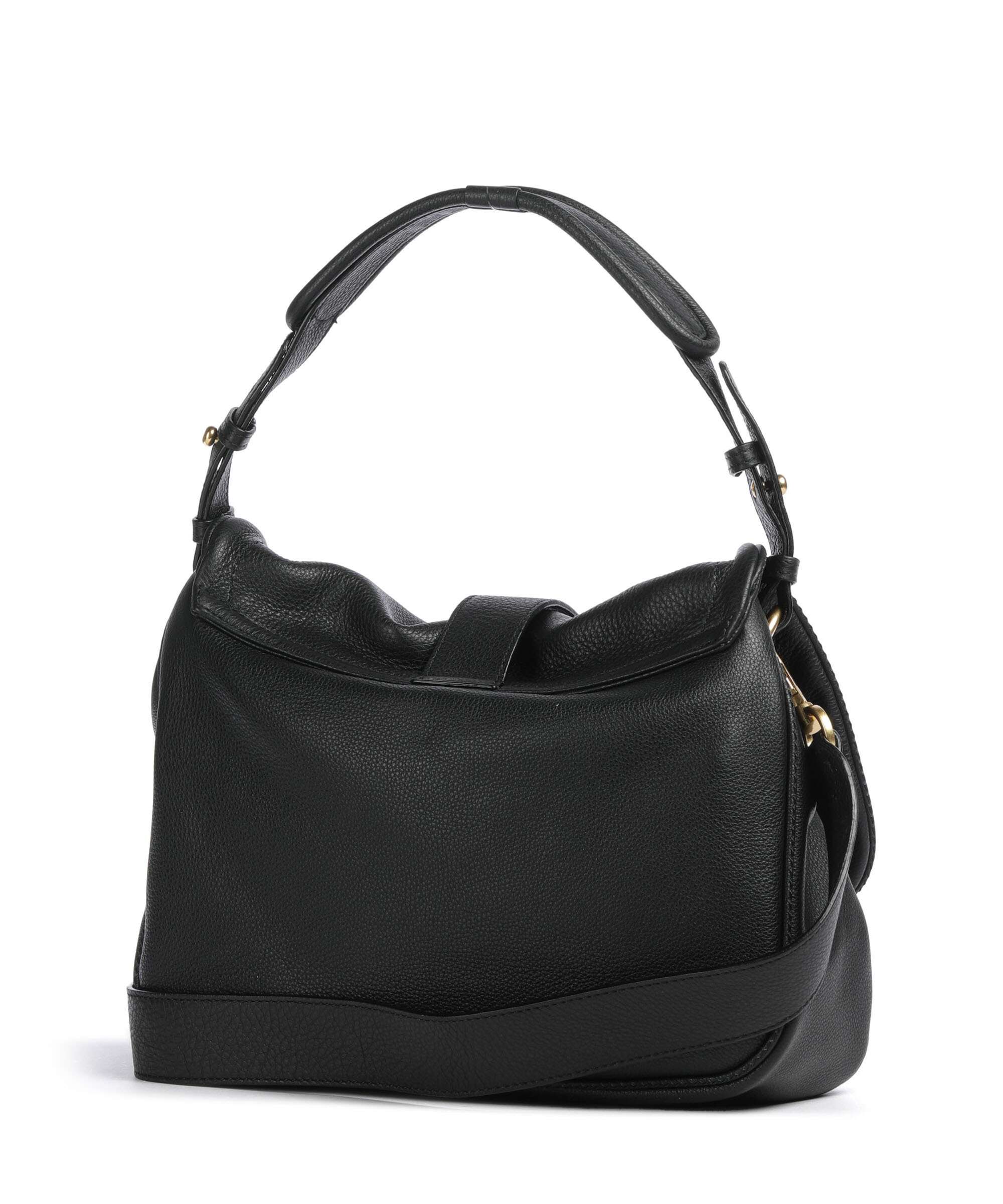 Abro Dalia Star Saddle Hobo bag black/gold
