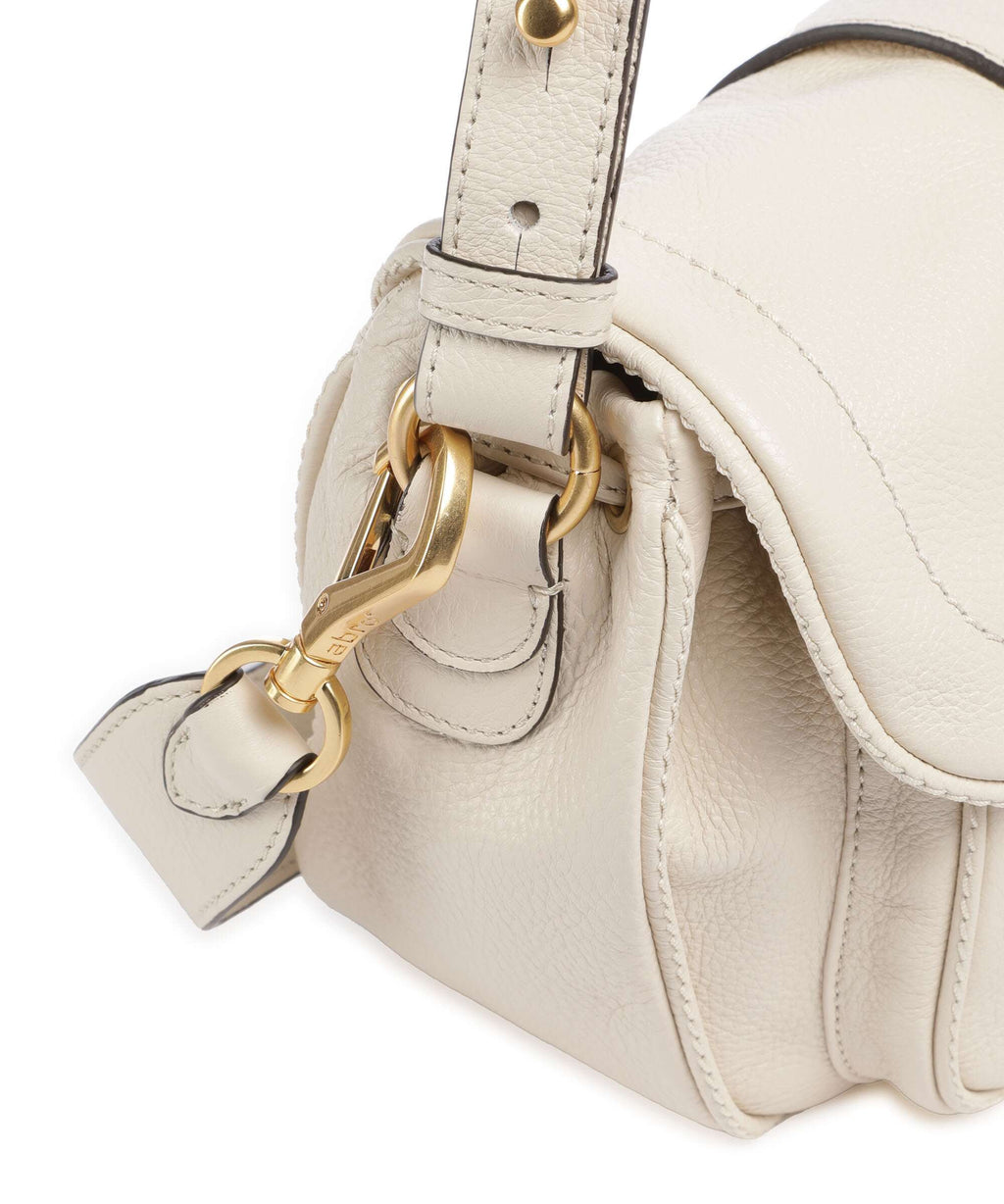 Abro Dalia Star Saddle Shoulder bag beige