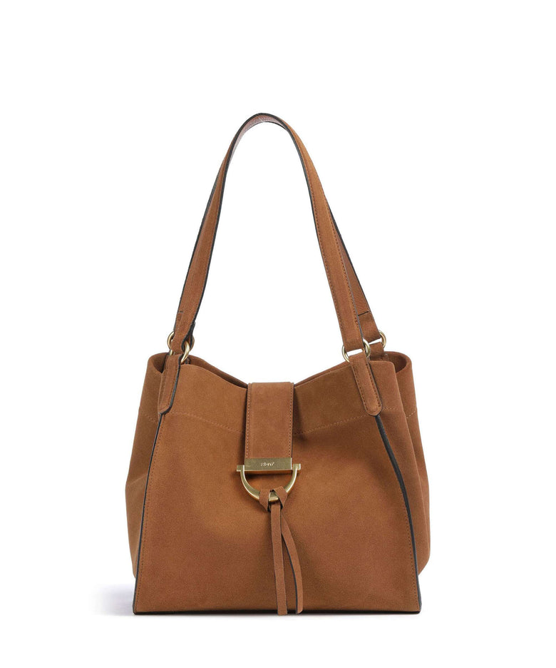 Abro Suede Temi Tote bag cuoio