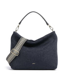 Abro Raffia Kaia Hobo tas navy