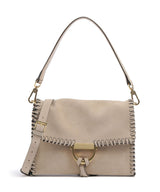Abro Suede Temi Stitch Schoudertas natural