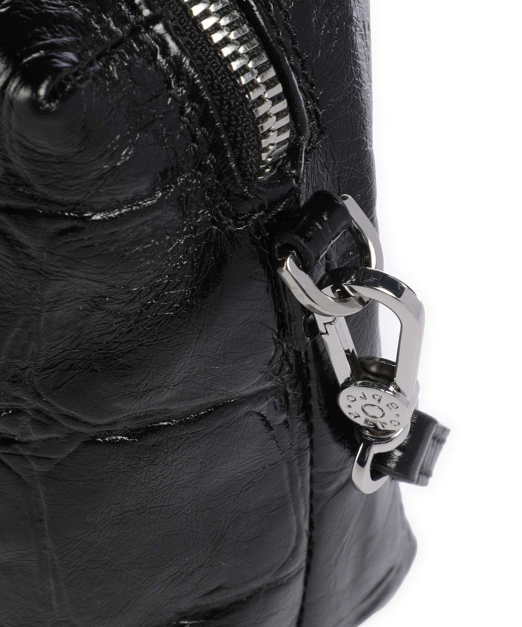 Abro Maxi Cocco Kaia Crossbody bag black/nickel