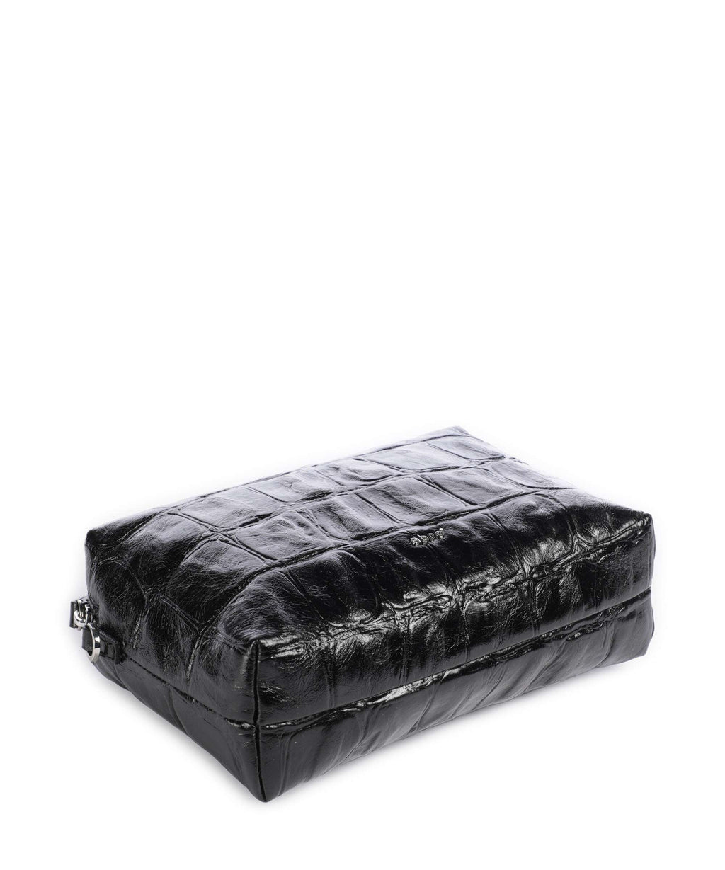 Abro Maxi Cocco Kaia Crossbody bag black/nickel