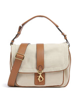 Abro Olana Star Saddle Hobo tas natural/cuoio