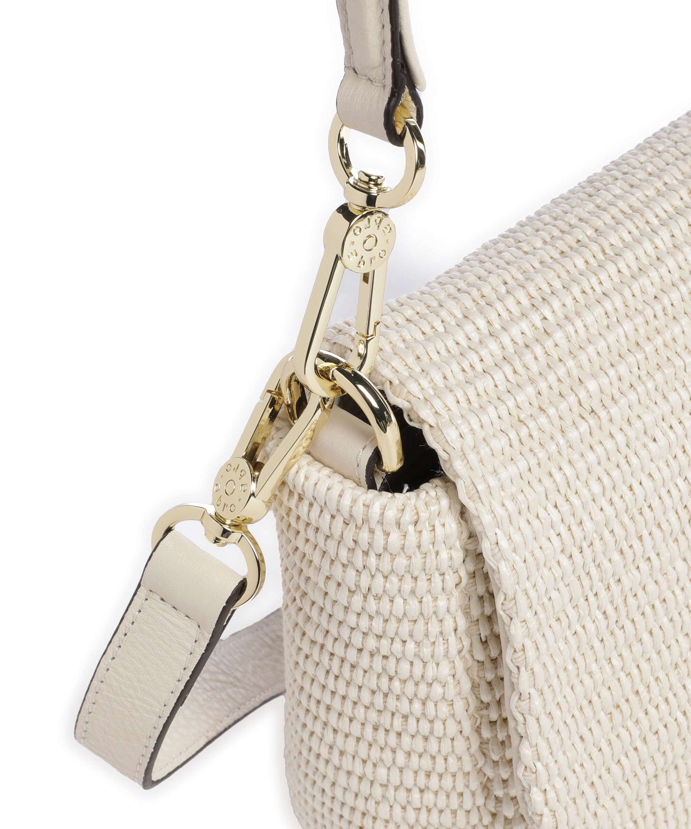 Abro Raffia Temi Shoulder bag beige