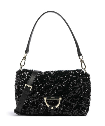 Abro Sequins Temi Schoudertas black/gold