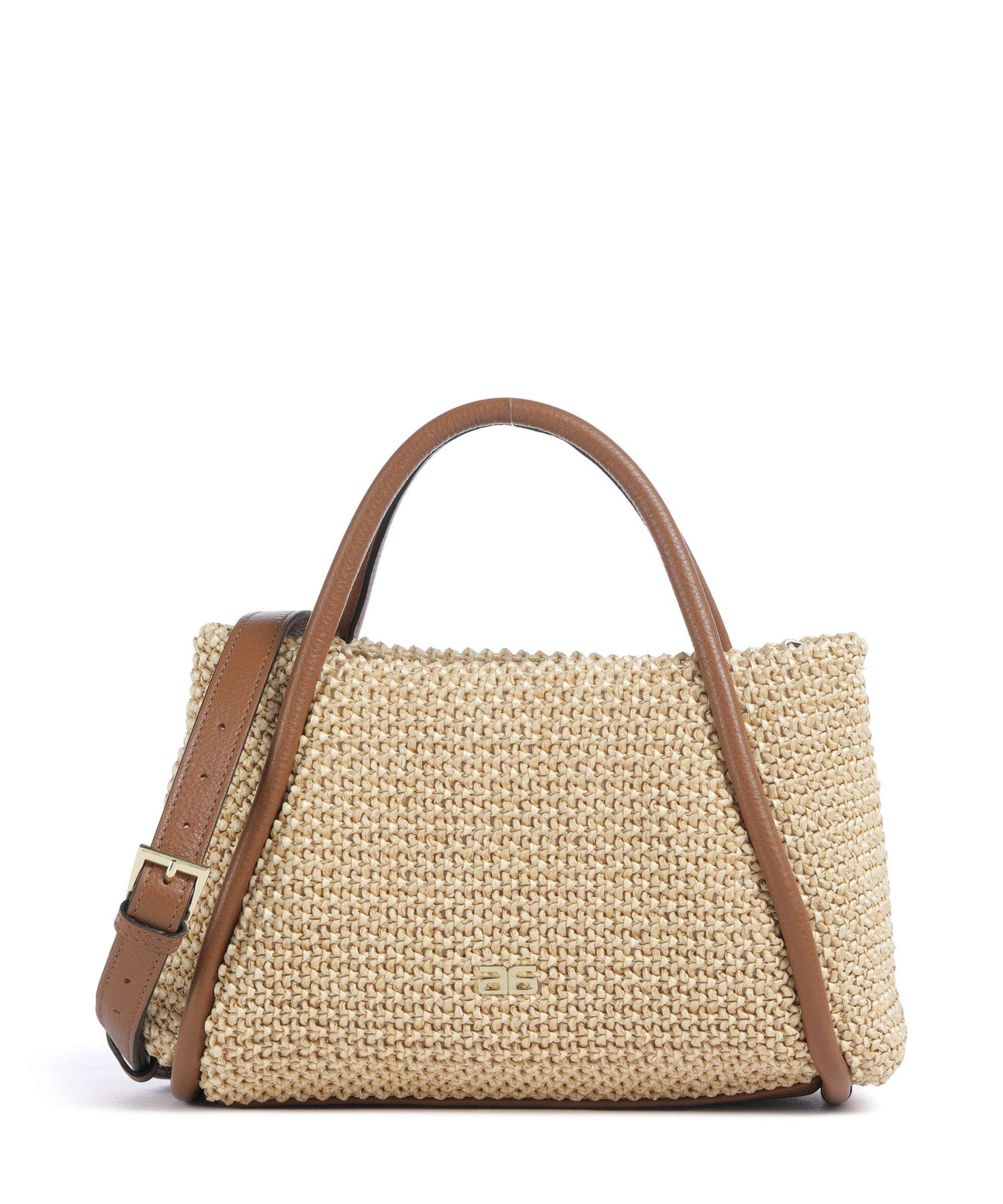 Abro Maglia Raffia Willow Handbag natural