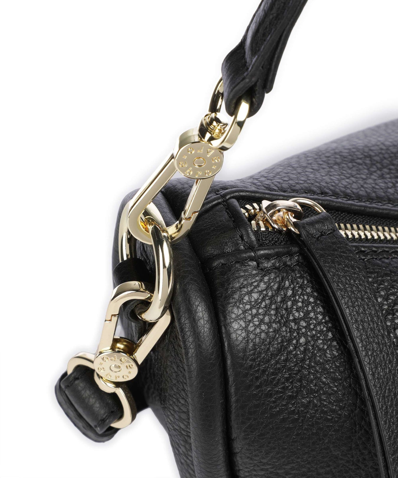 Abro Dalia Willow Hobo bag black/gold