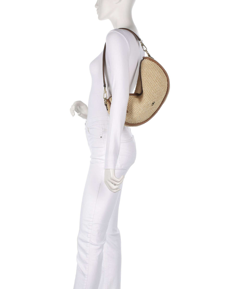 Abro Maglia Raffia Willow Hobo bag natural