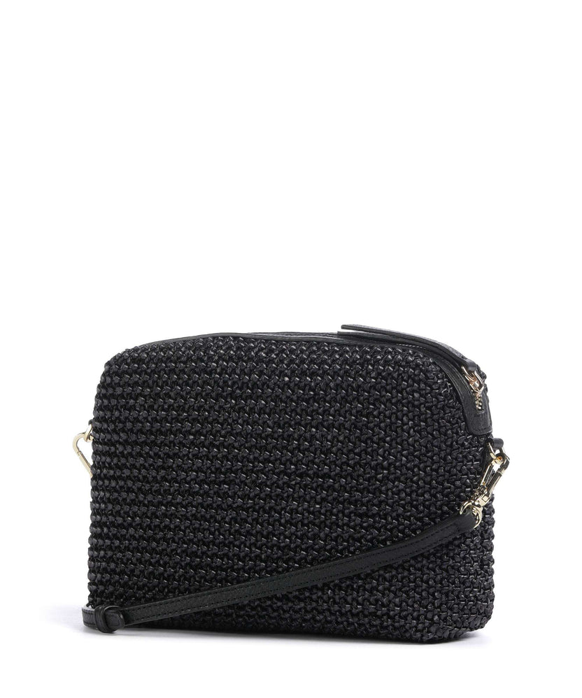 Abro Maglia Raffia Kaia Crossbody bag black/gold