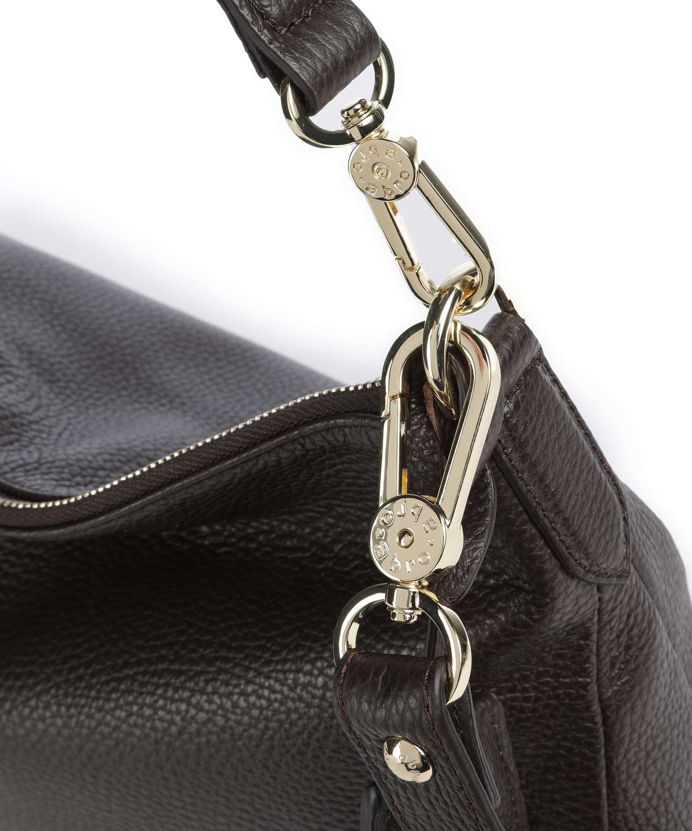 Abro Adria Juna Small Hobo bag dark brown