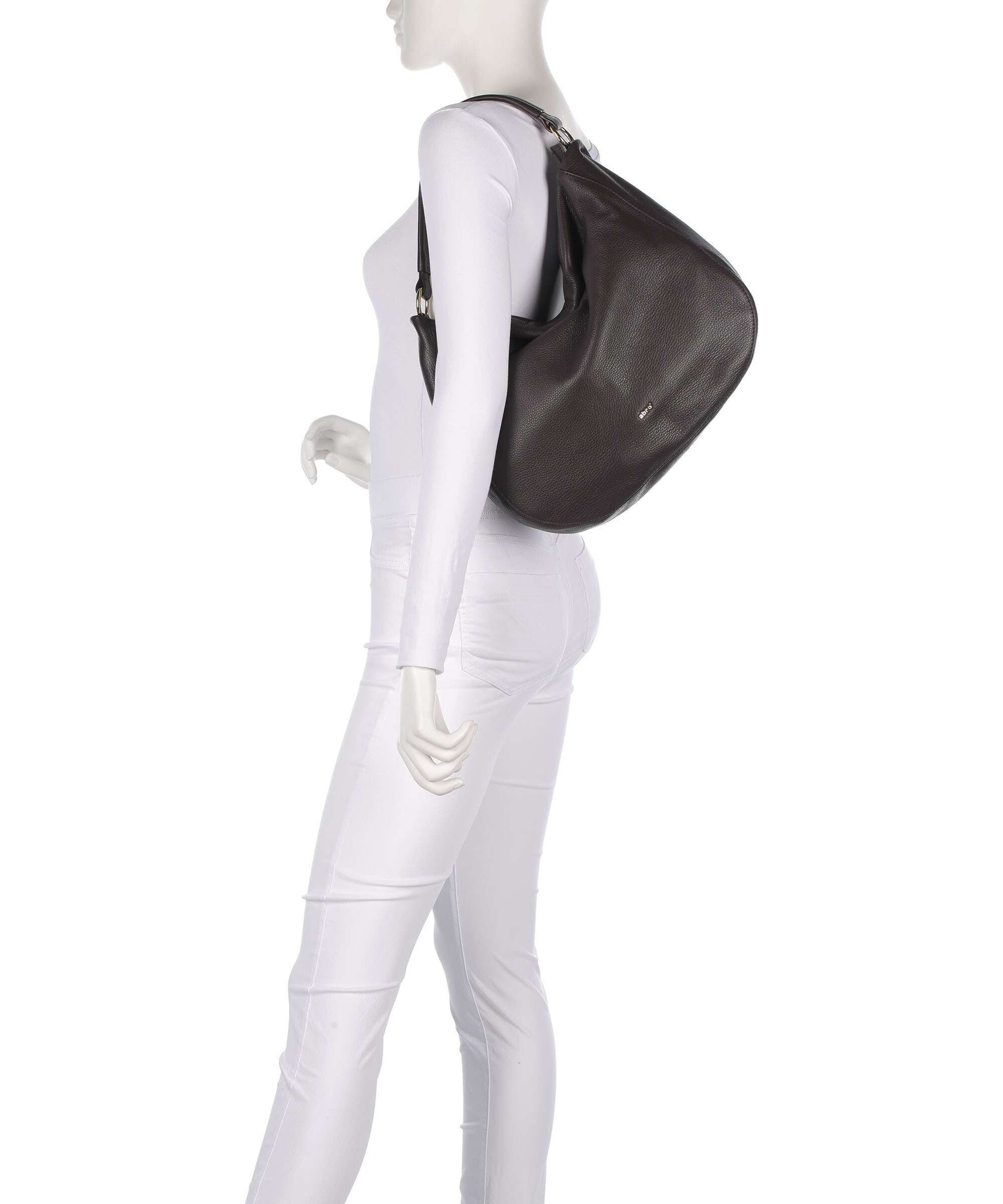 Abro Dalia Mia Hobo bag dark brown