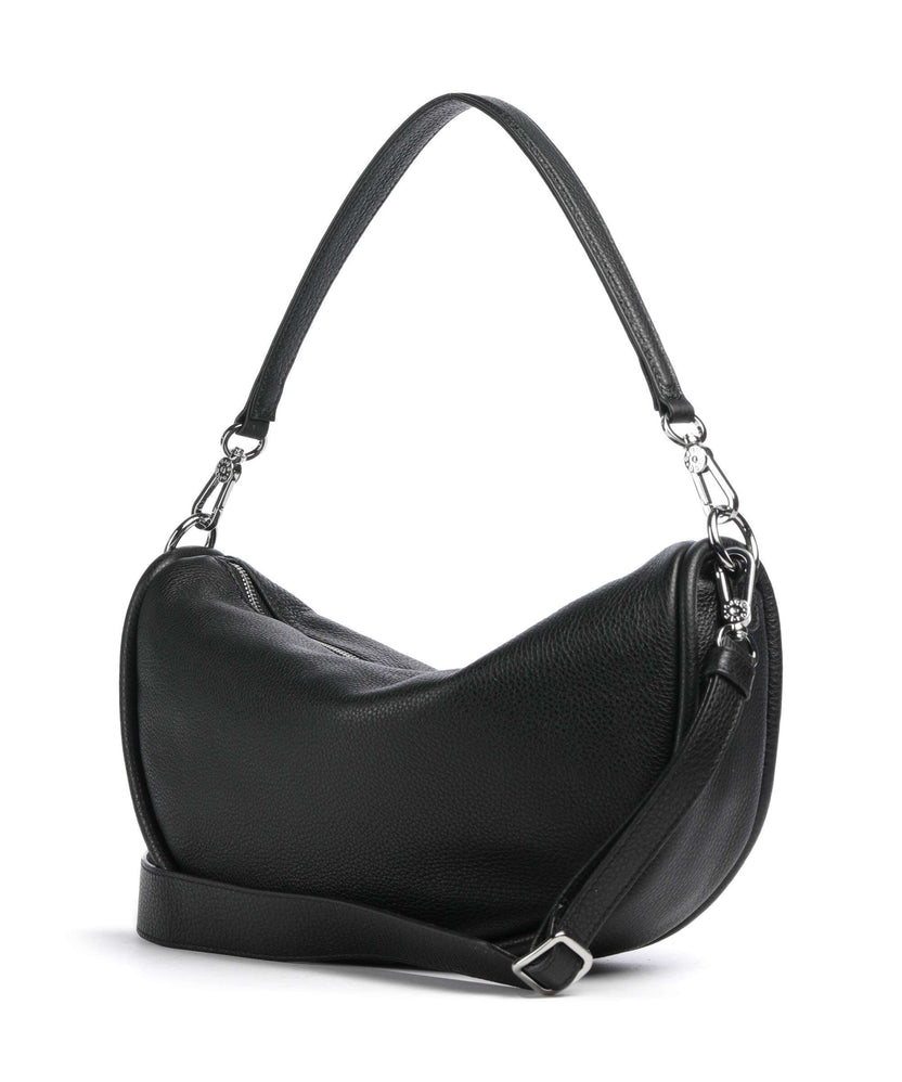 Abro Dalia Willow Hobo bag black/nickel