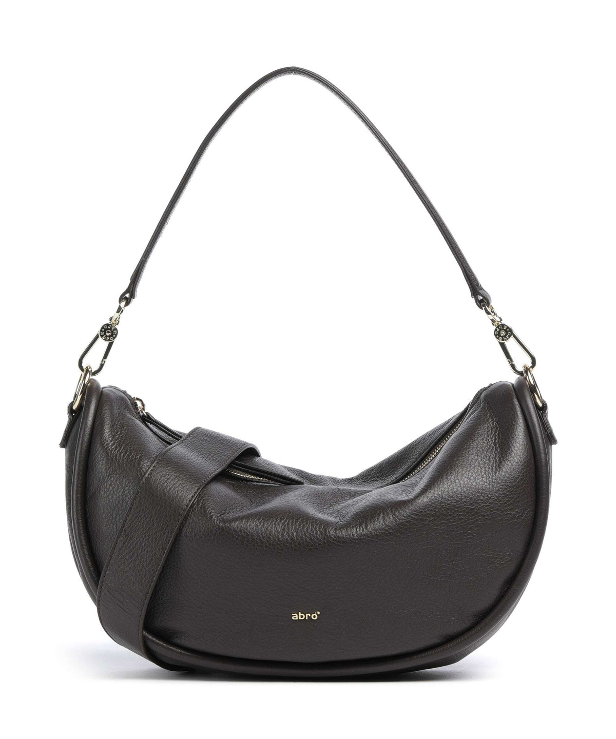 Abro Dalia Willow Hobo bag dark brown