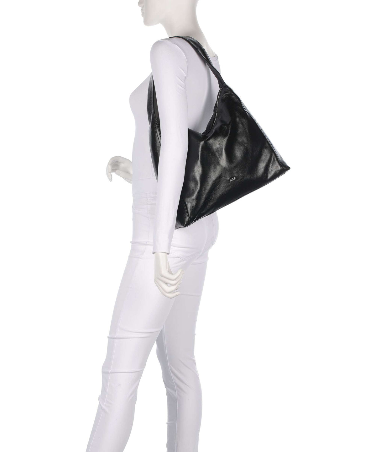 Abro Dioniso Amber Hobo bag black/nickel