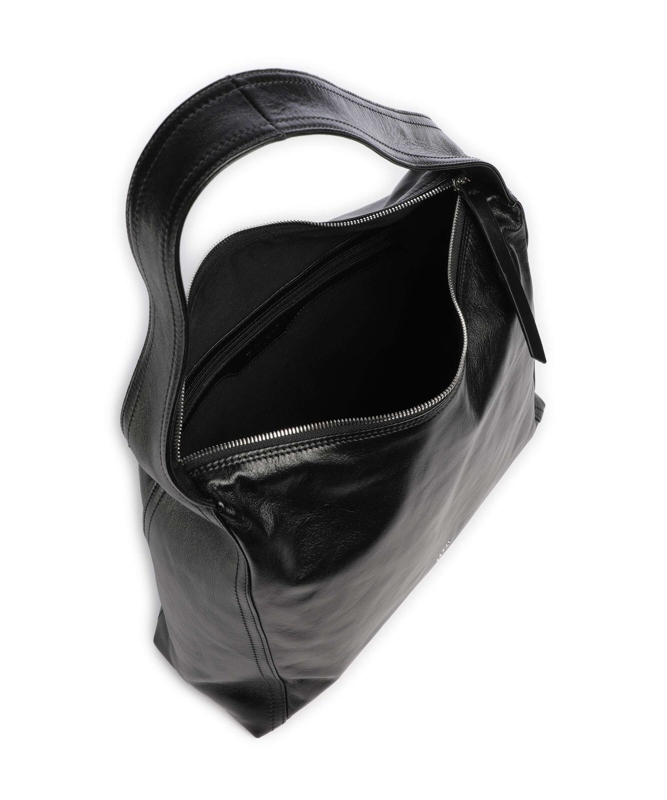 Abro Dioniso Amber Hobo bag black/nickel