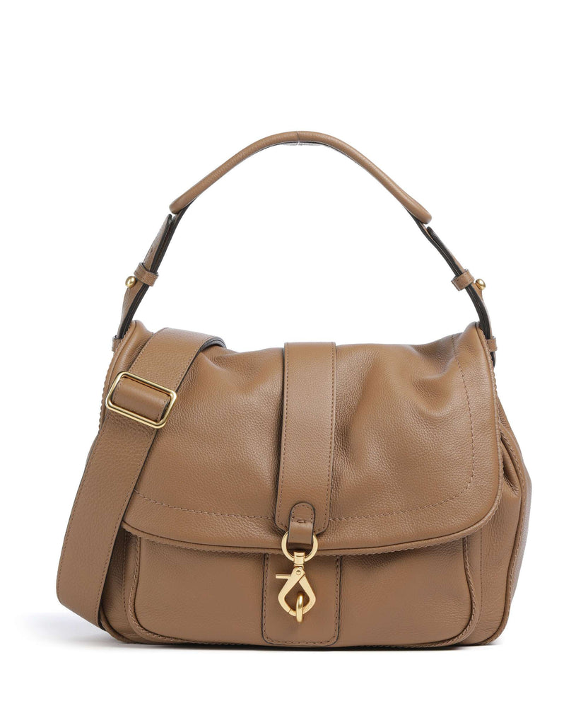 Abro Dalia Star Saddle Hobo bag caramel/cognac