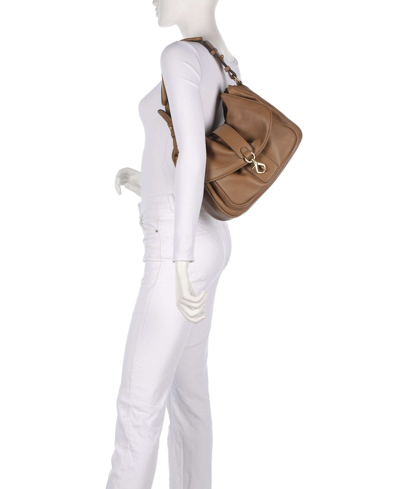 Abro Dalia Star Saddle Hobo bag caramel/cognac