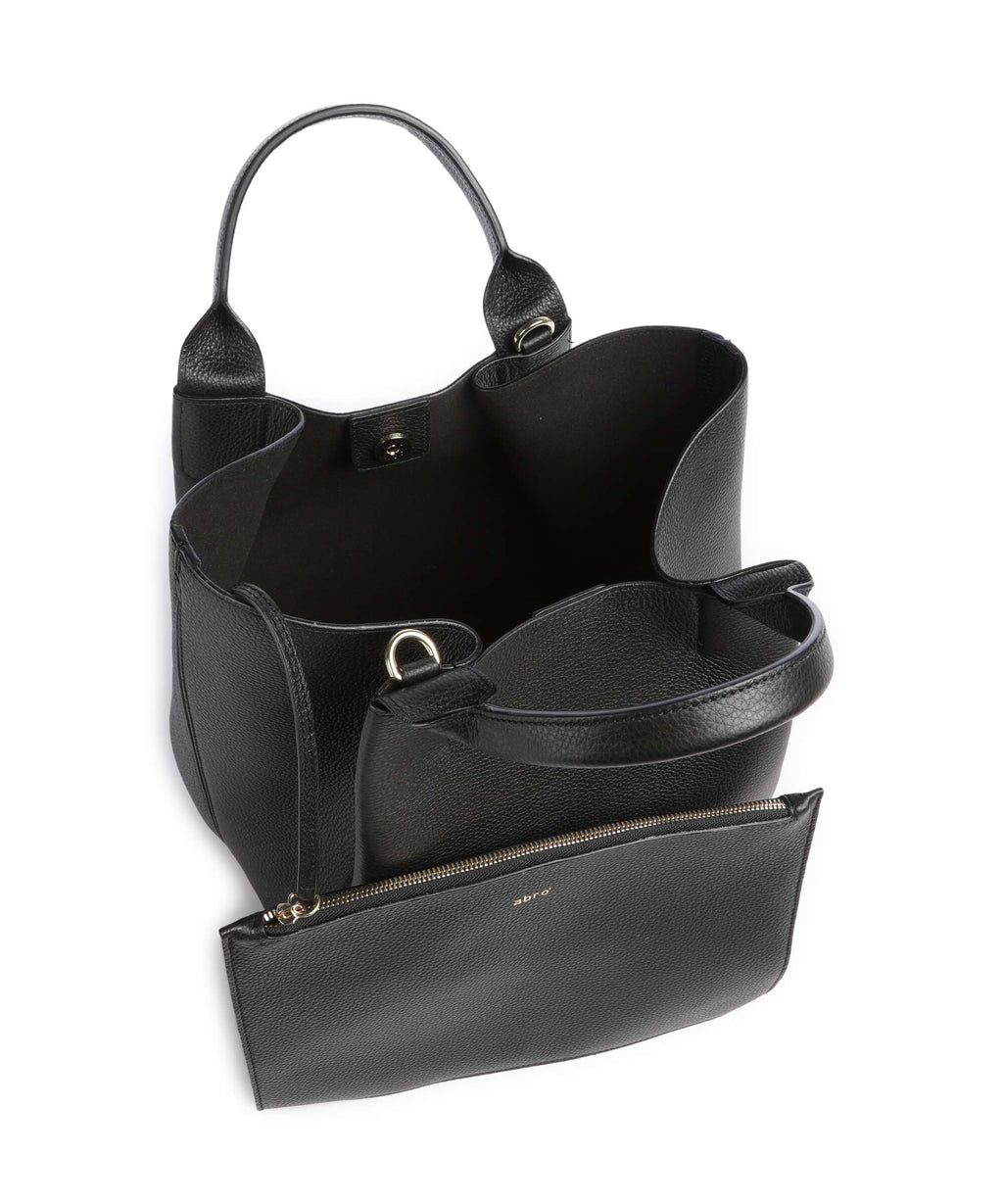 Abro Agave Essential Medium Handbag black/gold