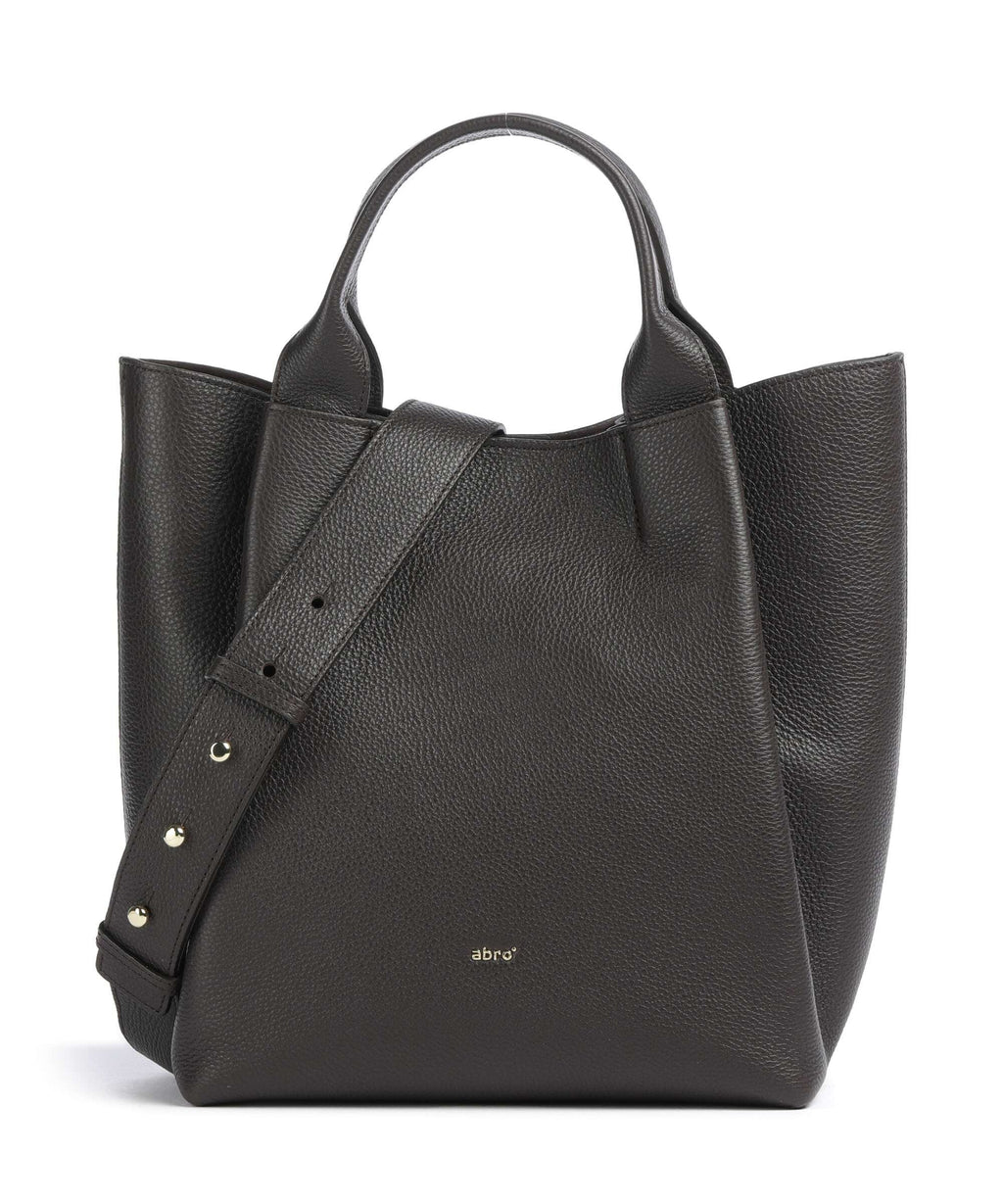 Abro Agave Essential Medium Handbag dark brown