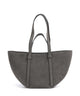 Abro Suede Cosmo Medium Tote bag grey