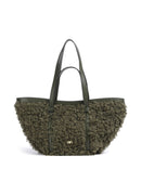 Abro Latxa Cosmo Medium Tote bag oliv