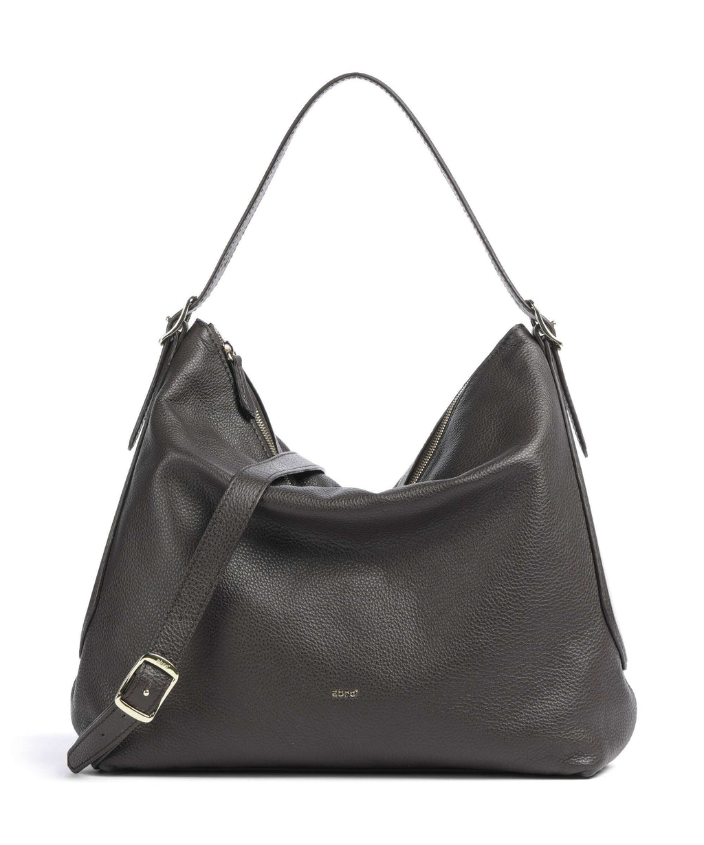 Abro Agave Carina Hobo bag dark brown