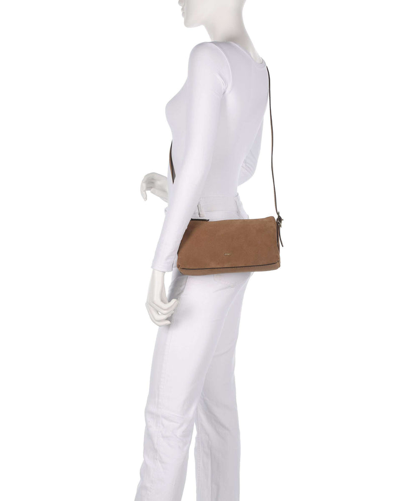 Abro Suede Carina Shoulder bag camel