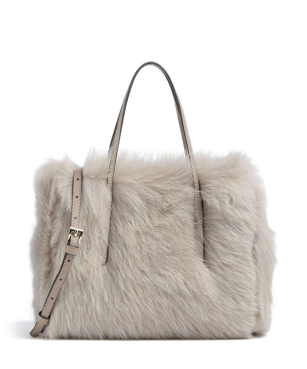 Abro Shearling Noelle Handbag siena
